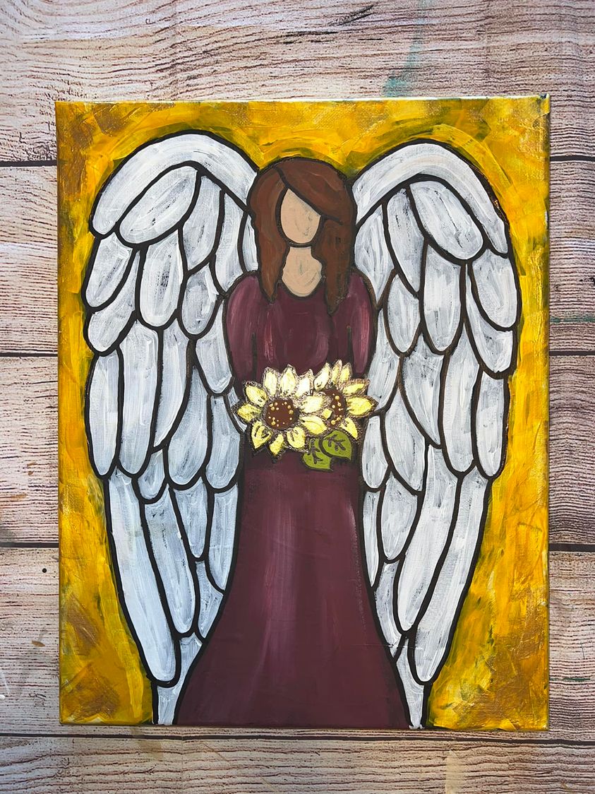 Fall Angel Canvas