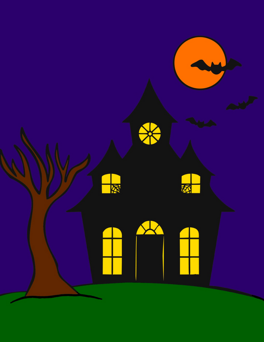 Haunted House Canvas