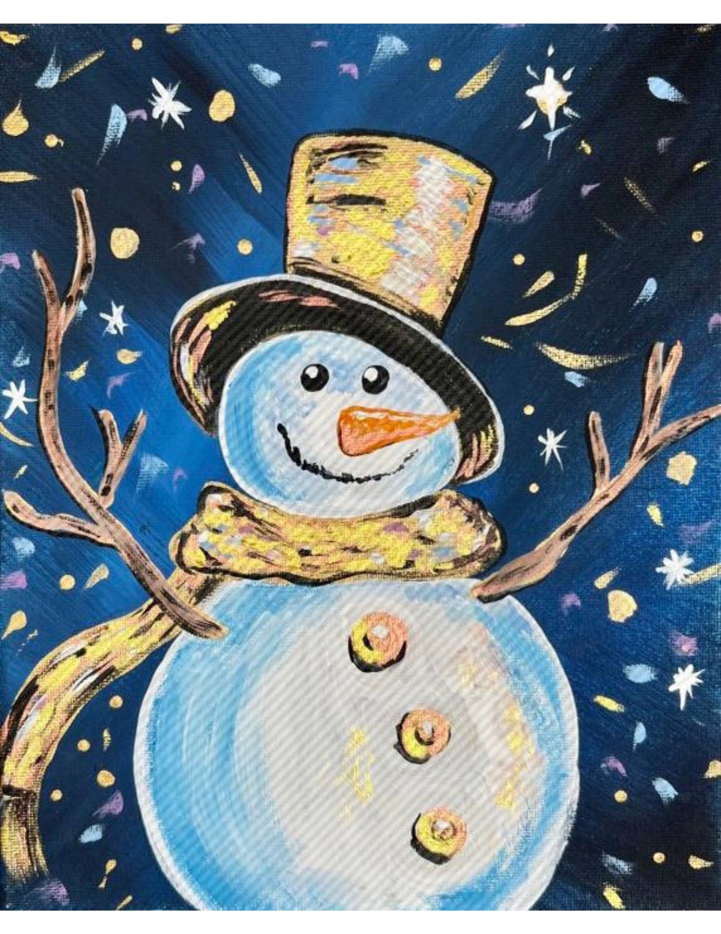 Snowman Canvas