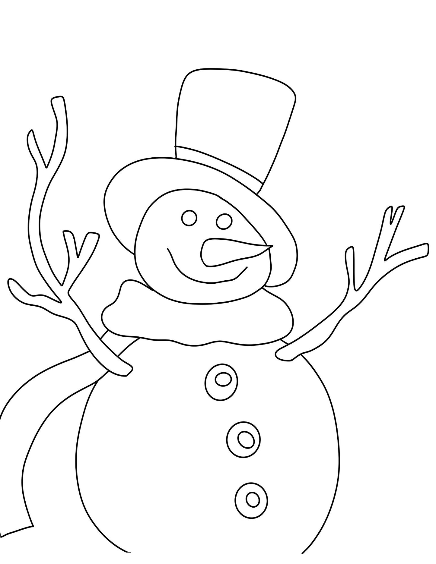 Snowman Canvas