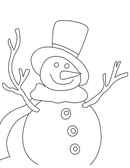 Snowman Canvas