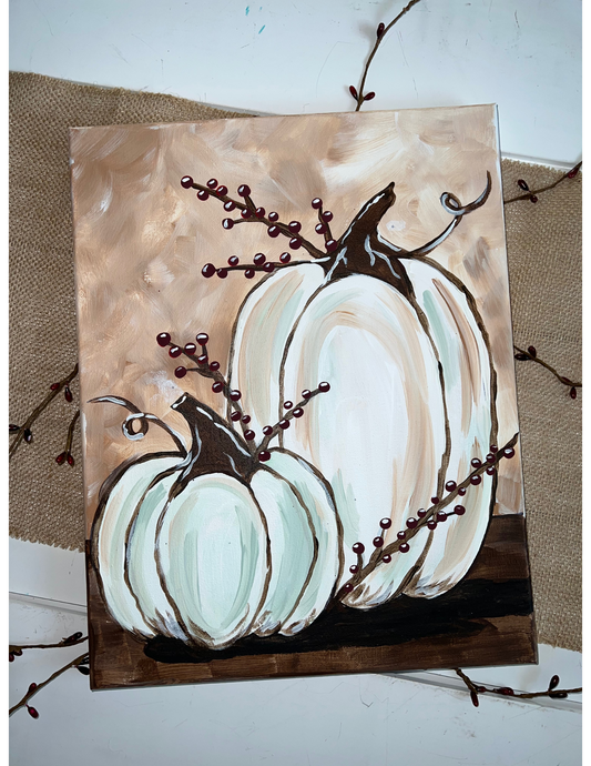 Fall Pumpkin Canvas