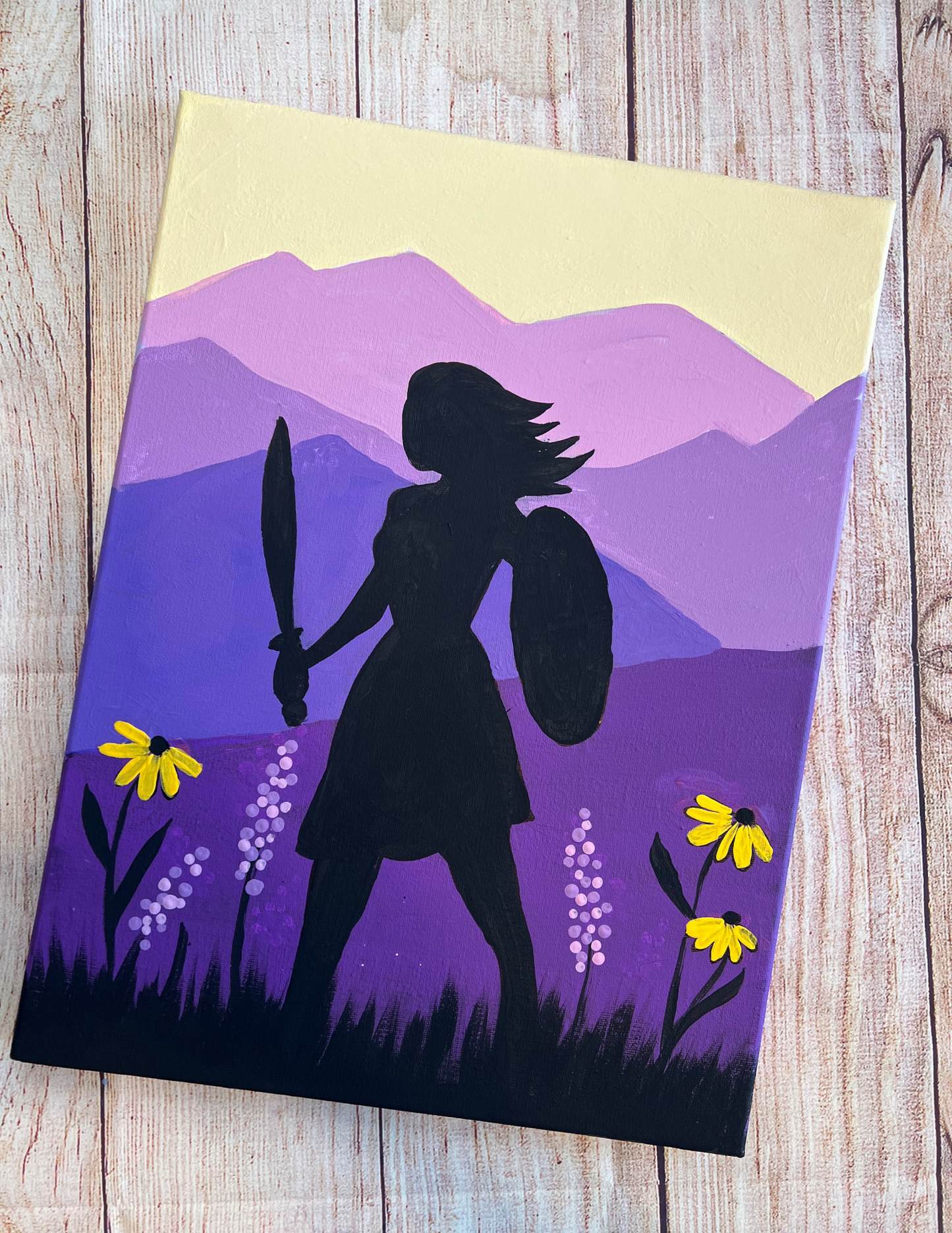 Warrior Girl Canvas