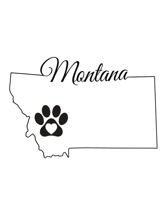 Montana Paw Canvas