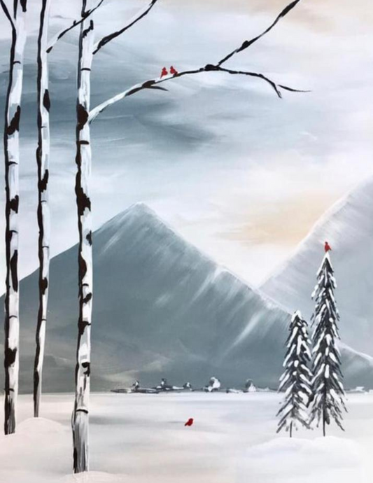 Winter Landscape Canvas