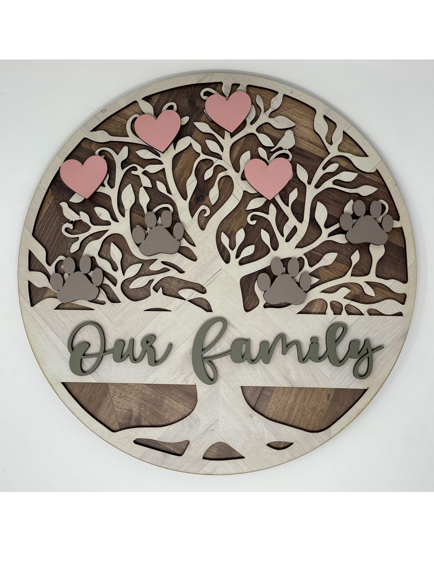 Our Family Tree Wood Cutout